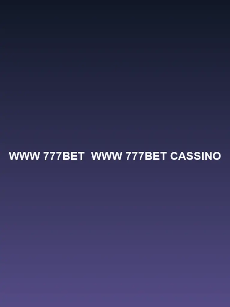 Www 777Bet cassino